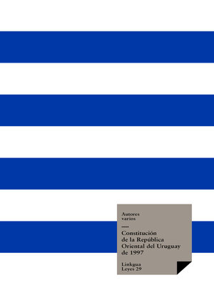 cover image of Constitución de Uruguay de 1997